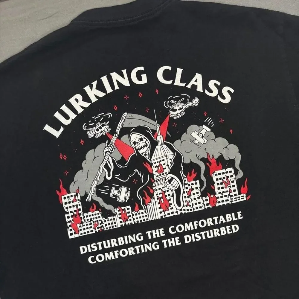 Lurking-class-by-sketchy-tank Men's Black T-shirt